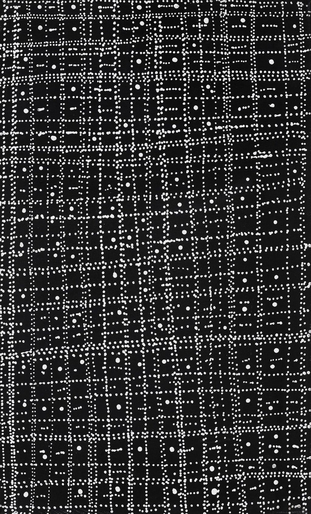 Aboriginal Artwork by Marshall Jangala Robertson, Watiya-warnu Jukurrpa (Seed Dreaming), 76x46cm