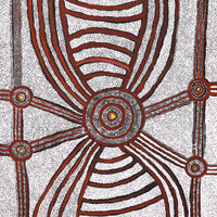 Aboriginal Artwork by Marshall Japangardi Poulson, Pikilyi Jukurrpa (Vaughan Springs Dreaming), 152x91cm