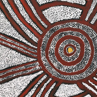 Aboriginal Artwork by Marshall Japangardi Poulson, Pikilyi Jukurrpa (Vaughan Springs Dreaming), 152x91cm