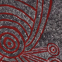 Aboriginal Artwork by Marshall Japangardi Poulson, Pikilyi Jukurrpa (Vaughan Springs Dreaming), 91x61cm