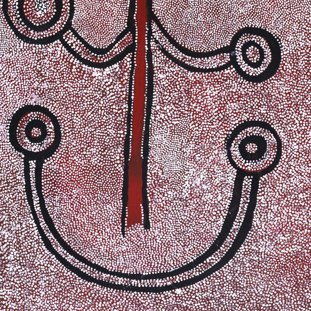 Aboriginal Art by Marshall Japangardi Poulson, Yurrampi Jukurrpa (Honey Ant Dreaming), 122x61cm - ART ARK®