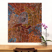 Aboriginal Artwork by Mary Napangardi Brown, Mina Mina Jukurrpa - Ngalyipi, 107x91cm