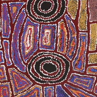 Aboriginal Artwork by Mary Napangardi Brown, Mina Mina Jukurrpa - Ngalyipi, 76x46cm