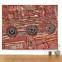 Aboriginal Artwork by Mary Napangardi Brown, Mina Mina Jukurrpa - Ngalyipi, 76x61cm