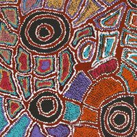 Aboriginal Artwork by Mary Napangardi Brown, Mina Mina Jukurrpa - Ngalyipi, 76x76cm