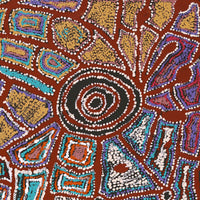 Aboriginal Artwork by Mary Napangardi Brown, Mina Mina Jukurrpa - Ngalyipi, 76x76cm