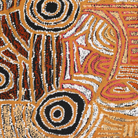 Aboriginal Artwork by Mary Napangardi Brown, Mina Mina Jukurrpa - Ngalyipi, 91x61cm