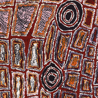 Aboriginal Artwork by Mary Napangardi Brown, Mina Mina Jukurrpa - Ngalyipi, 91x91cm