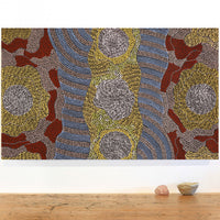 Aboriginal Artwork by Mary Napangardi Butcher, Pikilyi Jukurrpa, 76x46cm