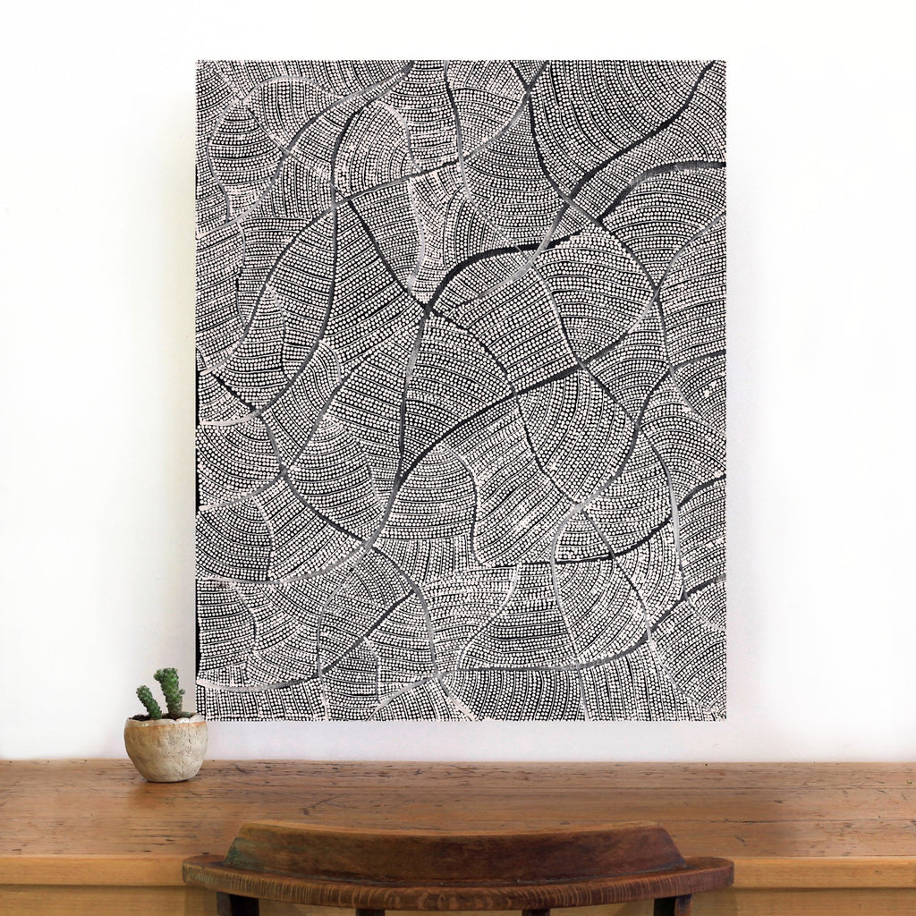 Aboriginal Artwork by Mary Napangardi Butcher, Pikilyi Jukurrpa, 76x61cm