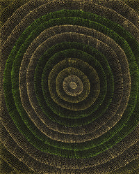 Aboriginal Artwork by Melissa Nampijinpa Karpa, Ngapa Jukurrpa (Water Dreaming) - Puyurru, 76x61cm