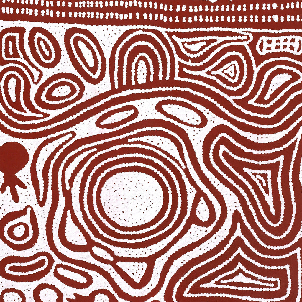 Aboriginal Art by Melissa Nungarrayi Larry, Yumari Jukurrpa (Yumari Dreaming), 122x61cm - ART ARK®