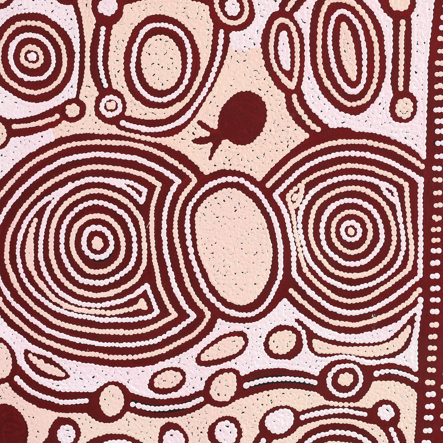 Aboriginal Artwork by Melissa Nungarrayi Larry, Yumari Jukurrpa (Yumari Dreaming), 122x76cm