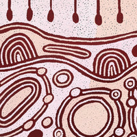 Aboriginal Artwork by Melissa Nungarrayi Larry, Yumari Jukurrpa (Yumari Dreaming), 122x76cm