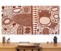 Aboriginal Art by Melissa Nungarrayi Larry, Yumari Jukurrpa (Yumari Dreaming), 152x76cm - ART ARK®