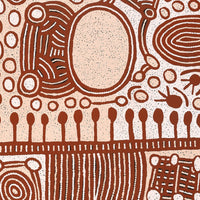 Aboriginal Artwork by Melissa Nungarrayi Larry, Yumari Jukurrpa (Yumari Dreaming), 152x76cm