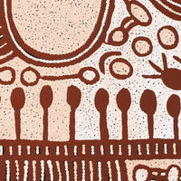 Aboriginal Artwork by Melissa Nungarrayi Larry, Yumari Jukurrpa (Yumari Dreaming), 152x76cm