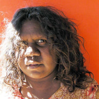 Aboriginal Artwork by Melissa Nungarrayi Larry, Yumari Jukurrpa (Yumari Dreaming), 91x46cm