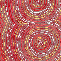 Aboriginal Artwork by Pamela Napaljarri Morgan, Lappi Lappi Jukurrpa, 107x46cm