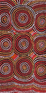 Aboriginal Artwork by Pamela Napaljarri Morgan, Lappi Lappi Jukurrpa, 61x30cm - ART ARK®