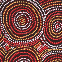 Aboriginal Artwork by Pamela Napaljarri Morgan, Lappi Lappi Jukurrpa, 61x30cm