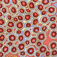 Aboriginal Artwork by Pamela Napurrurla Walker, Janganpa Jukurrpa (Brush-tail Possum Dreaming) - Mawurrji, 91x46cm