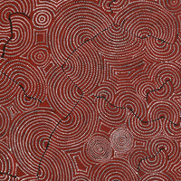 Aboriginal Artwork by Patrick Japangardi Williams, Mina Mina Jukurrpa (Mina Mina Dreaming), 122x122cm