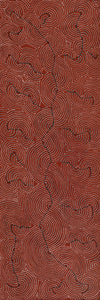 Aboriginal Artwork by Patrick Japangardi Williams, Mina Mina Jukurrpa (Mina Mina Dreaming), 183x61cm - ART ARK®
