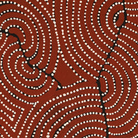 Aboriginal Artwork by Patrick Japangardi Williams, Mina Mina Jukurrpa (Mina Mina Dreaming), 183x61cm