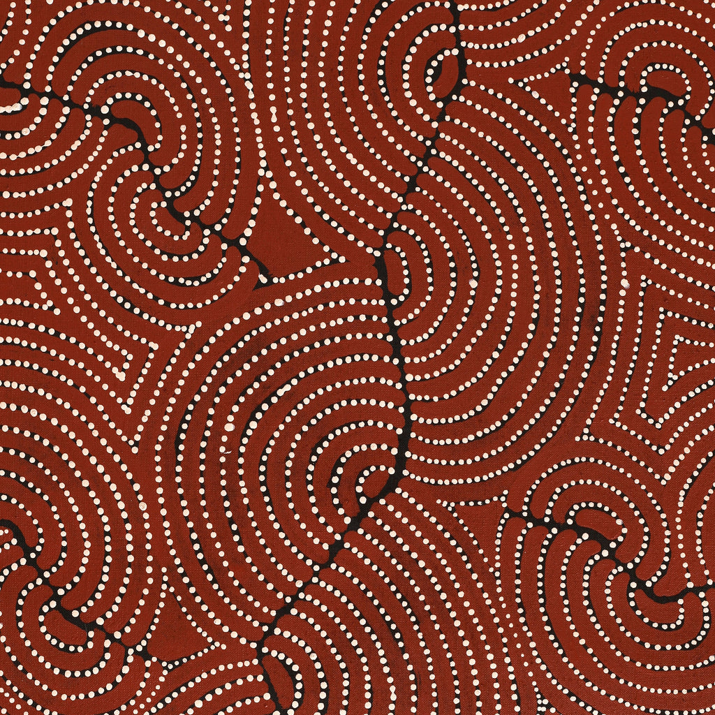 Aboriginal Artwork by Patrick Japangardi Williams, Mina Mina Jukurrpa (Mina Mina Dreaming), 183x61cm