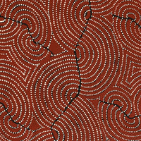 Aboriginal Artwork by Patrick Japangardi Williams, Mina Mina Jukurrpa (Mina Mina Dreaming), 183x61cm