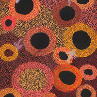 Aboriginal Artwork by Pauline Nampijinpa Singleton, Yankirri Jukurrpa (Emu Dreaming) - Ngarlikurlangu, 122x46cm