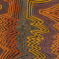 Aboriginal Artwork by Pauline Napangardi Gallagher, Lukarrara Jukurrpa, 122x61cm