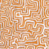 Aboriginal Artwork by Pauline Napangardi Gallagher, Lukarrara Jukurrpa, 122x61cm