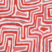 Aboriginal Artwork by Pauline Napangardi Gallagher, Lukarrara Jukurrpa, 122x91cm