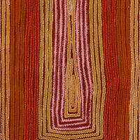 Aboriginal Artwork by Pauline Napangardi Gallagher, Lukarrara Jukurrpa, 152x61cm