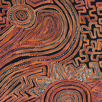 Aboriginal Artwork by Pauline Napangardi Gallagher, Lukarrara Jukurrpa, 183x76cm