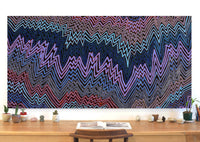 Aboriginal Artwork by Pauline Napangardi Gallagher, Lukarrara Jukurrpa, 183x91cm