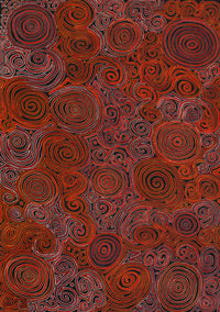 Aboriginal Artwork by Pauline Napangardi Gallagher, Mina Mina Jukurrpa, 152x107cm