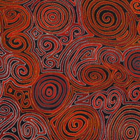Aboriginal Artwork by Pauline Napangardi Gallagher, Mina Mina Jukurrpa, 152x107cm