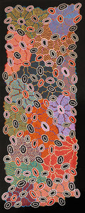 Aboriginal Art by Priscilla Nangala Robertson, Karnta Jukurrpa (Womens Dreaming), 152x61cm - ART ARK®