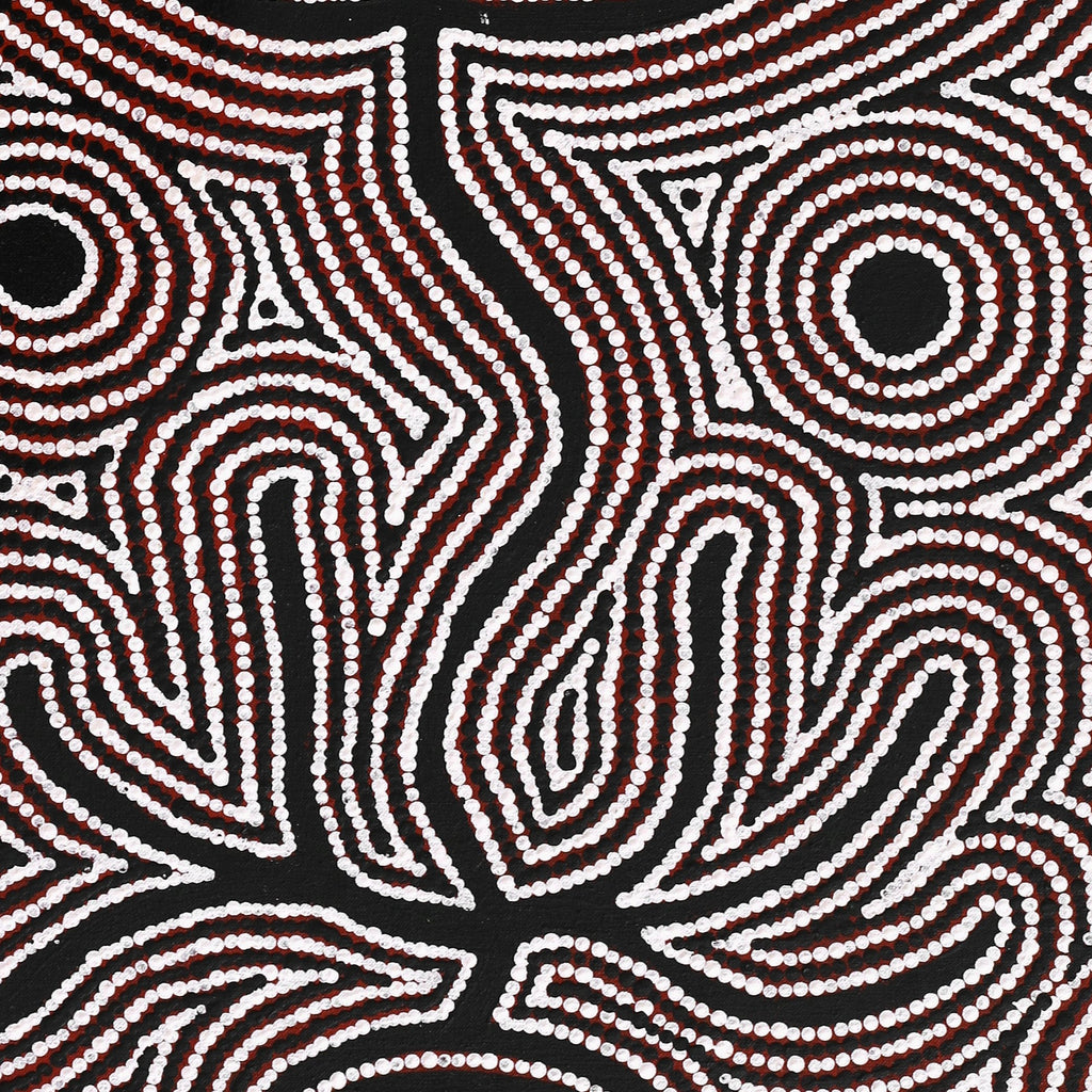 Aboriginal Artwork by Reva Nungarrayi Dickson, Mina Mina Dreaming, 91x46cm