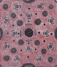 Aboriginal Artwork by Reva Nungarrayi Dickson, Mina Mina Jukurrpa (Mina Mina Dreaming) - Ngalyipi, 107x91cm