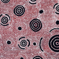 Aboriginal Artwork by Reva Nungarrayi Dickson, Mina Mina Jukurrpa (Mina Mina Dreaming) - Ngalyipi, 107x91cm
