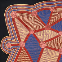 Aboriginal Artwork by Sabrina Nungarrayi Gibson, Yankirri Jukurrpa (Emu Dreaming) - Ngarlikurlangu, 122x122cm