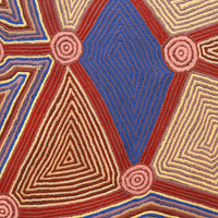 Aboriginal Artwork by Sabrina Nungarrayi Gibson, Yankirri Jukurrpa (Emu Dreaming) - Ngarlikurlangu, 122x122cm