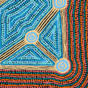 Aboriginal Art by Sabrina Nungarrayi Gibson, Yankirri Jukurrpa (Emu Dreaming) - Ngarlikurlangu, 61x46cm - ART ARK®