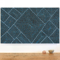 Aboriginal Artwork by Samara Napaljarri Dickson, Watiya-warnu Jukurrpa (Seed Dreaming), 76x46cm