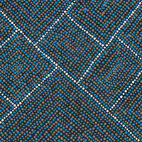 Aboriginal Artwork by Samara Napaljarri Dickson, Watiya-warnu Jukurrpa (Seed Dreaming), 76x46cm