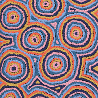 Aboriginal Artwork by Sarah Napaljarri Simms, Mina Mina Jukurrpa (Mina Mina Dreaming), 107x30cm